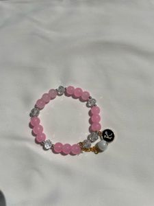 Strechible Stone Alphabet Bracelet