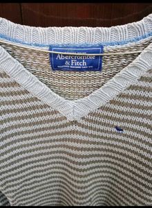 ABERCROMBIE &amp; FITCH Striped Knit Sweater