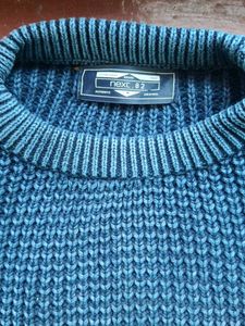 Blue Knit Sweater