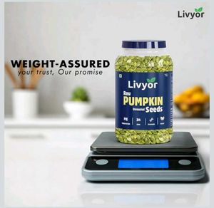 Livyor Raw Pumpkin Seeds for eating - 400gm (B)