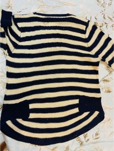 Striped Knit Sweater