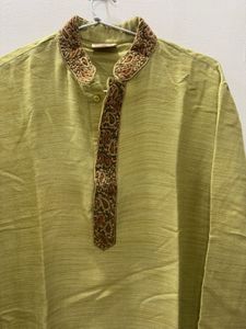 Manyavar Straight Kurta With Churidar