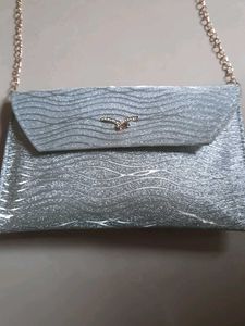Elegant Silver Clutch