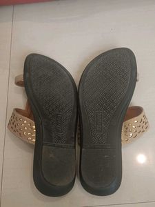 Bata Tan Flats