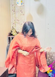 Pure Silk three piece kurta set 🫶🏻🥰