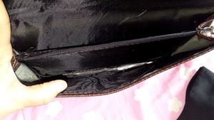 Vintage Bow Accent Clutch