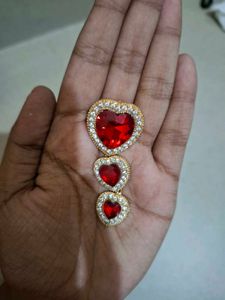 Red Heart Statement Pendant