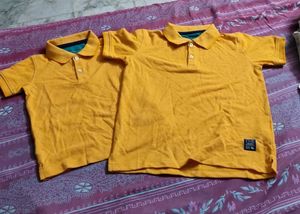 Pink And Blue Yellow Tshirts Combo