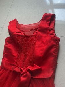 Red Sleeveless Formal Gown