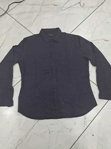 Men's Black Button-Down Shirt