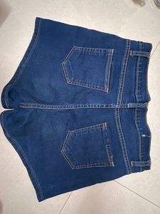 Denim Shorts With No Brand
