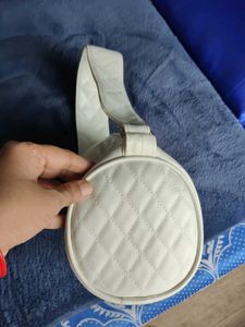 Stylish White Hobo Bag