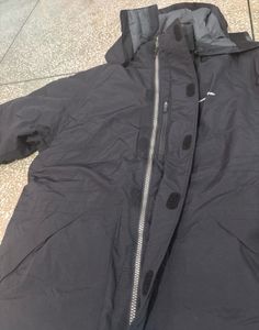 Black Puffer Jacket with Hood