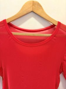 Beautiful Red Mesh Top