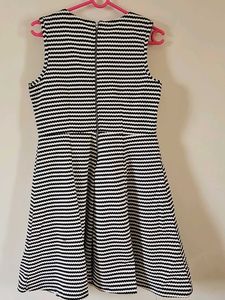 Striped Fit &amp; Flare Dress