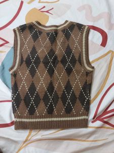 Cute Korean Vest Sweater For Girls