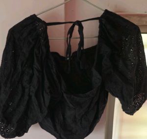 Black Top By Zudio