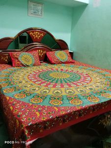 Jaipuri Bed Sheet With Pillow Cover