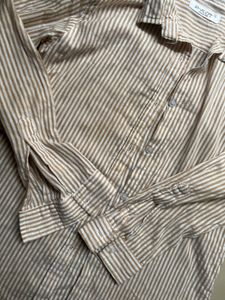 Striped Button-Down Shirt