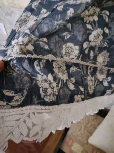 Floral Print Kurta plazo