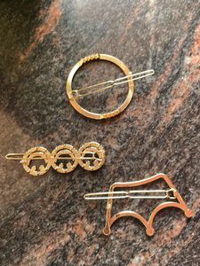Metal Hair Clip Gold
