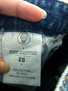 THE LIMITED BRANDED knee Ribbed Korean Jeans