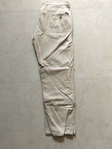 Men's Beige Casual Pants