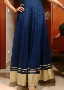 Blue Net Dress