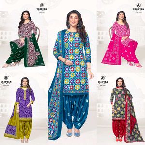 Elegant Printed Dress Material