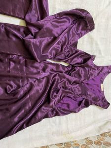 Highly Branded Padded Satin Dress Kurta Pant