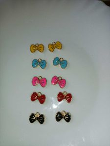 6-Cute Bow Charms