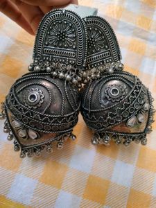 Oxidised Big Earrings Jewellery