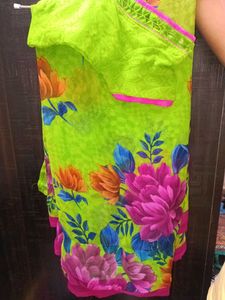Floral Saree Combo Of 3 With Blouse
