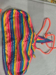 Striped Bikini Set