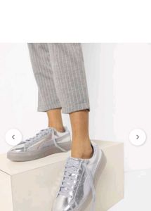 PumaBasket Platform NS Wns Metallic