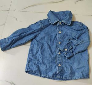 Denim Kids Unisex Shirt (6-12 Months )