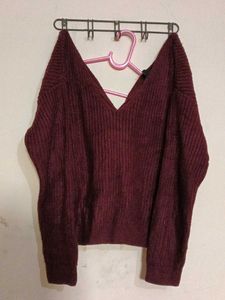 Burgundy  Sweater