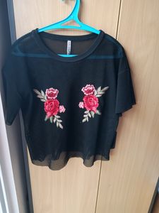 Lee Cooper Mesh Black Top