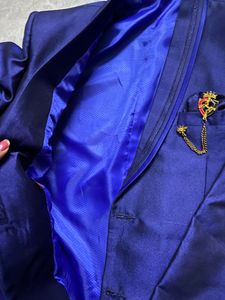 Three Piece coat pant Royal Blue Colour