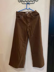 Brown Wide Leg Pants
