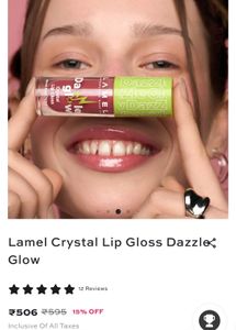 Lamel Crystal Lip Gloss Dazzle Glow