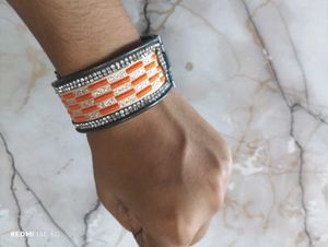 Orange Adjustable Braclet