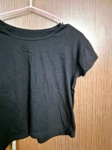 Black Classic Crop Top | 34
