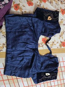 Saree With Stitched Blouse