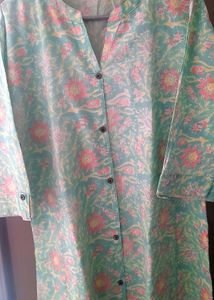 PASTEL GREEN SUMMERY KURTA