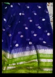 Pure Banarasee Georgette Saree With Blouse