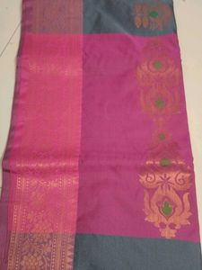 Elegant Ethnic dark grey Saree