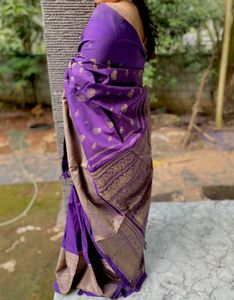 Elegant Purple Saree