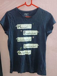 Navy Blue Basic Tee