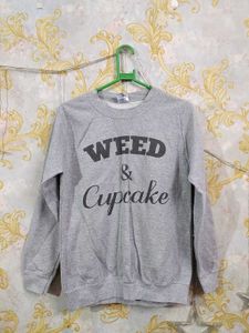 Grey Loose Sweatshirt